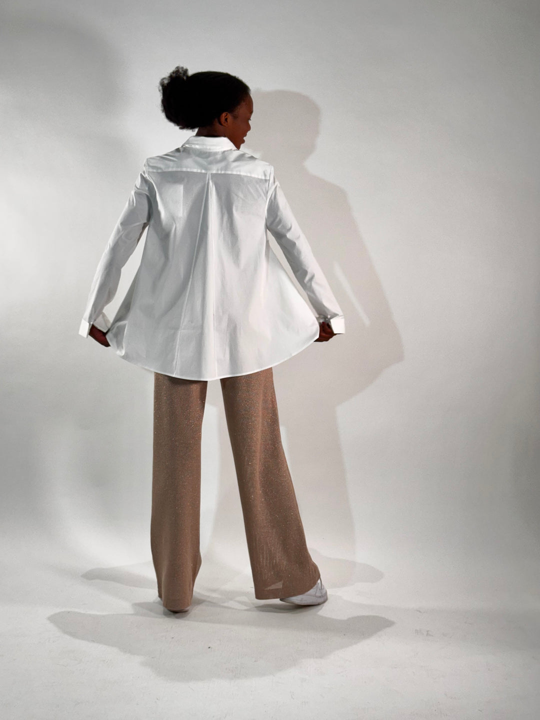 Hose Ajour in Glitter-Optik