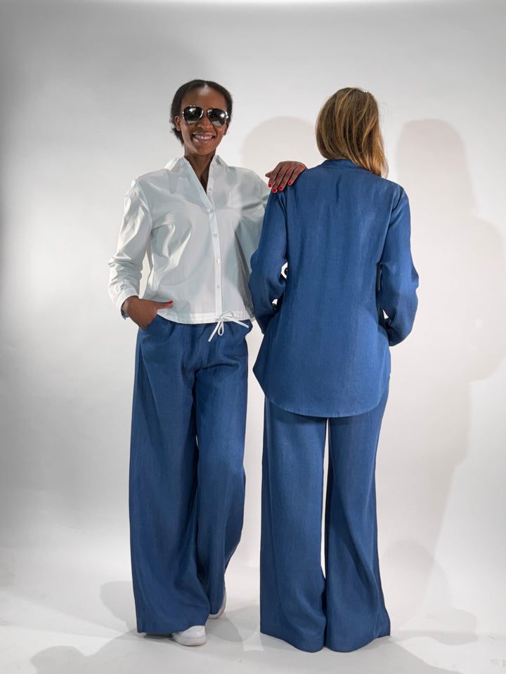 Palazzo-Hose im Denim Style