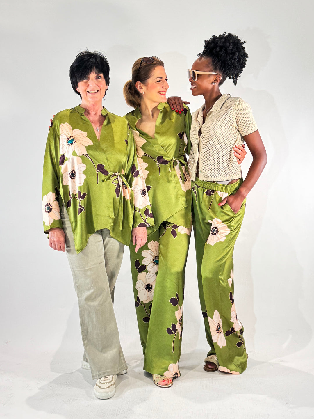 Wickelbluse im Kimono-Asia-Style