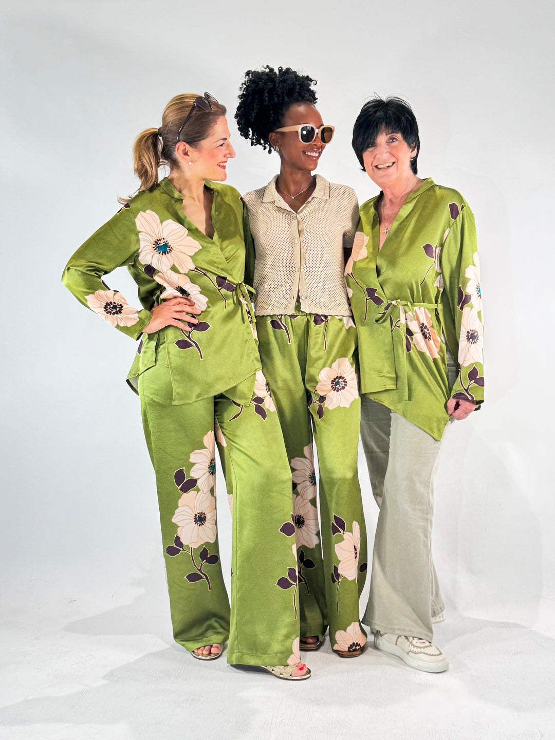 Wickelbluse im Kimono-Asia-Style