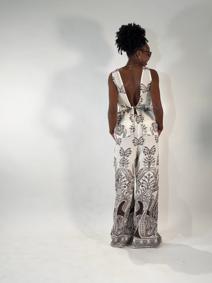 Palazzo-Hose im Paisley-Print