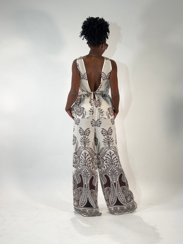 Palazzo-Hose im Paisley-Print