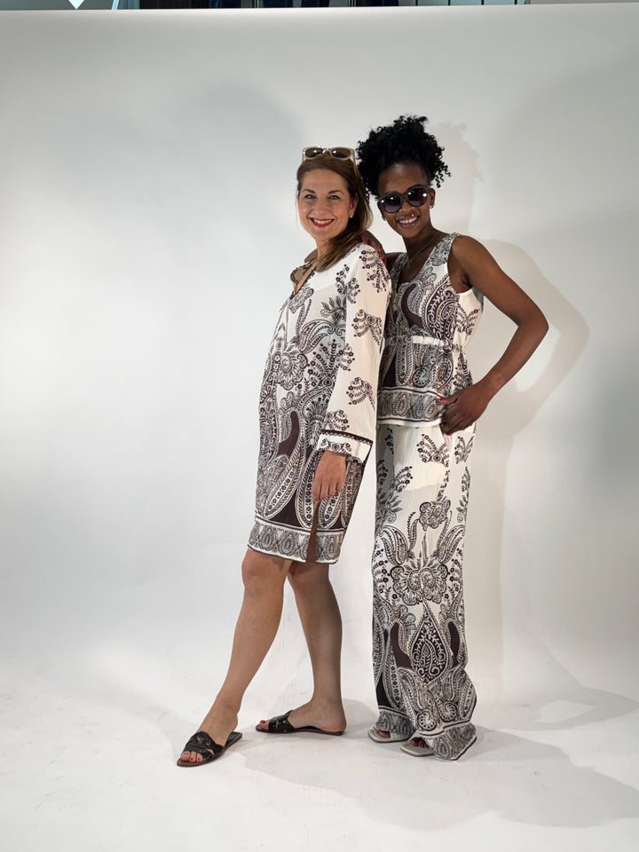Palazzo-Hose im Paisley-Print