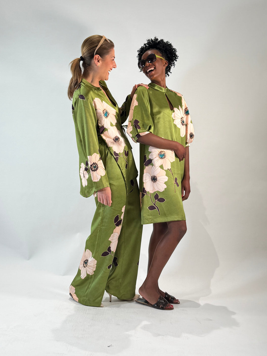 Wickelbluse im Kimono-Asia-Style