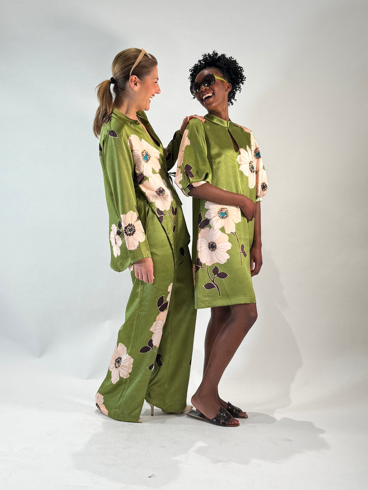 Wickelbluse im Kimono-Asia-Style