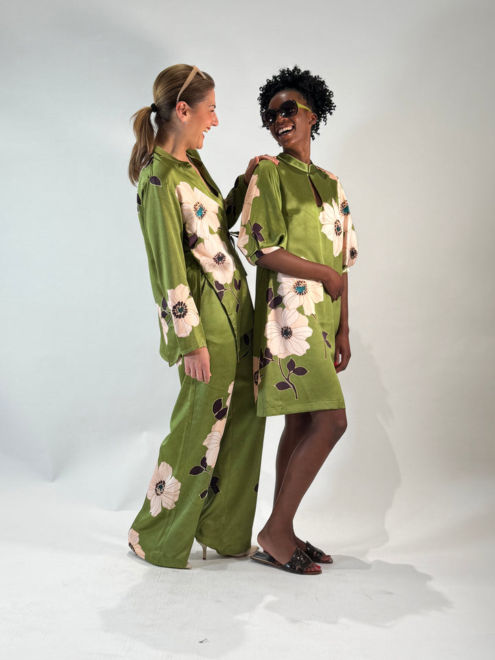 Wickelbluse im Kimono-Asia-Style