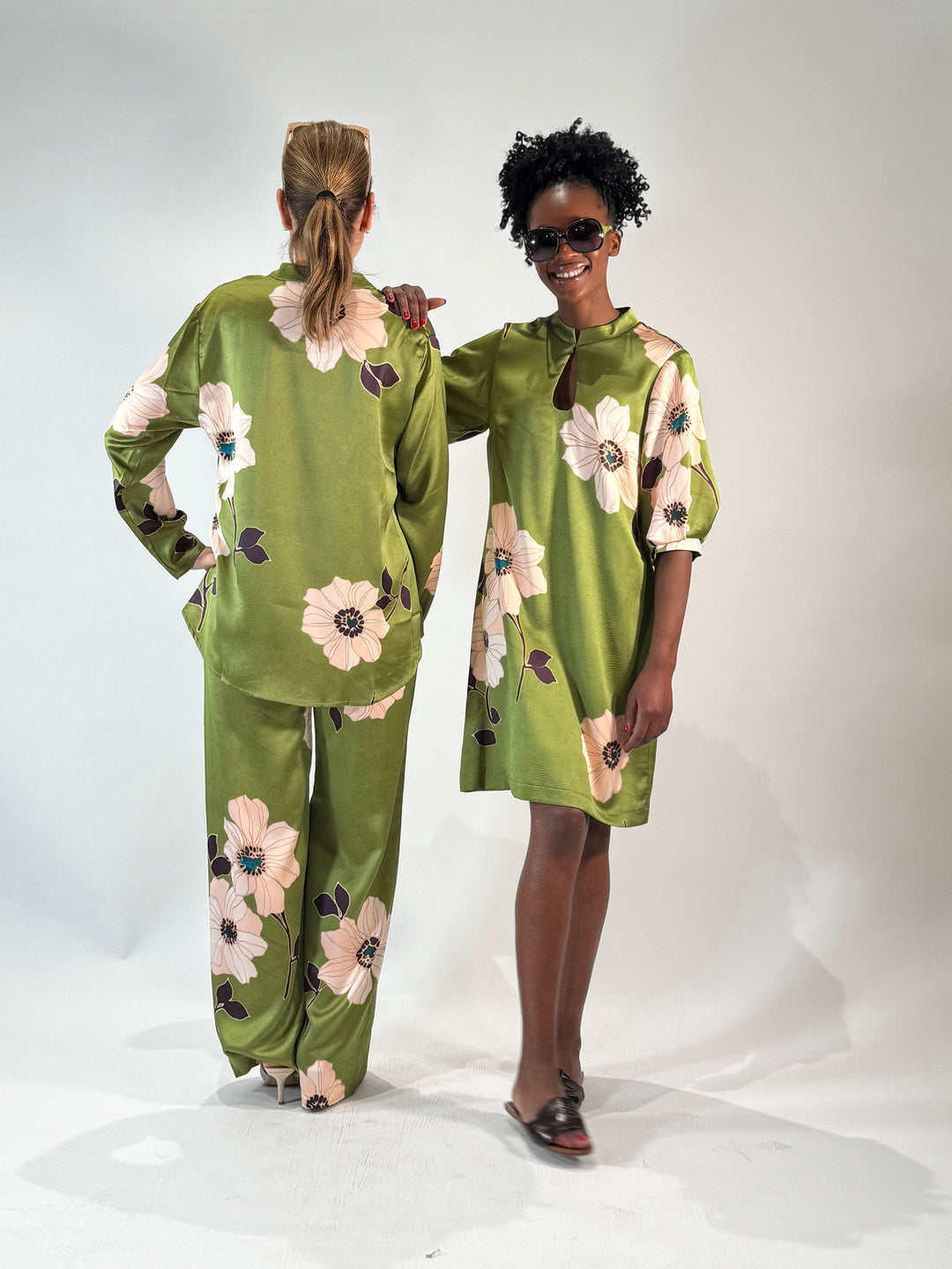 Wickelbluse im Kimono-Asia-Style