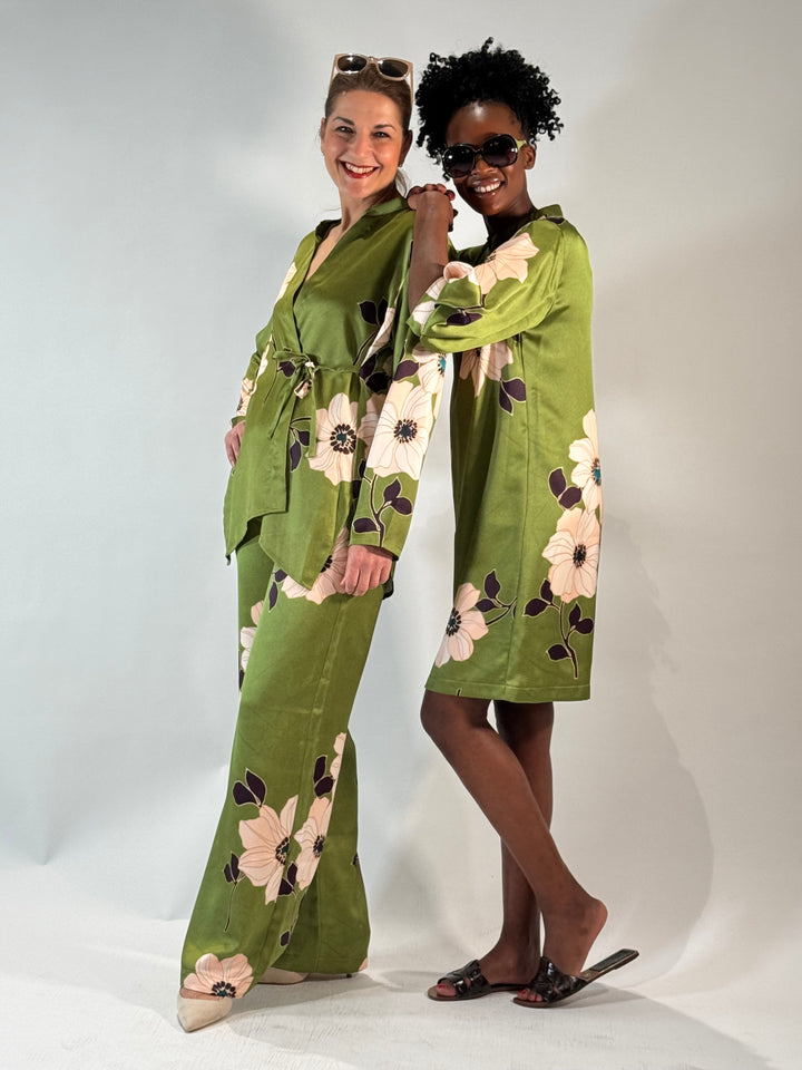 Wickelbluse im Kimono-Asia-Style