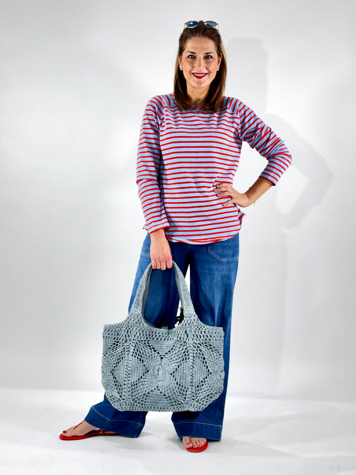 Beuteltasche Cheyenne im Häkel-Design