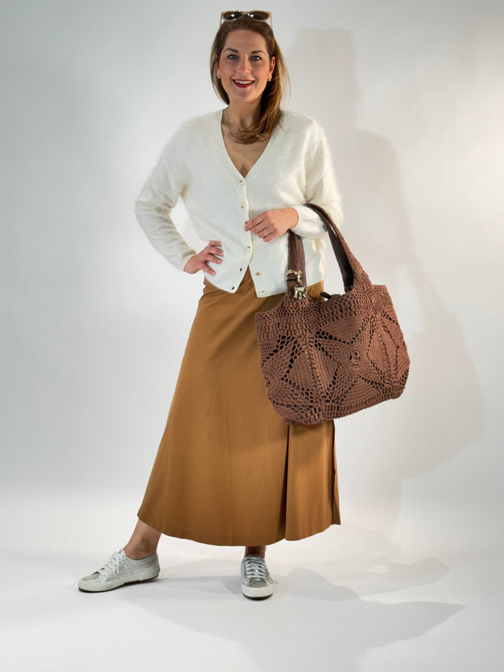 Beuteltasche Cheyenne im Häkel-Design