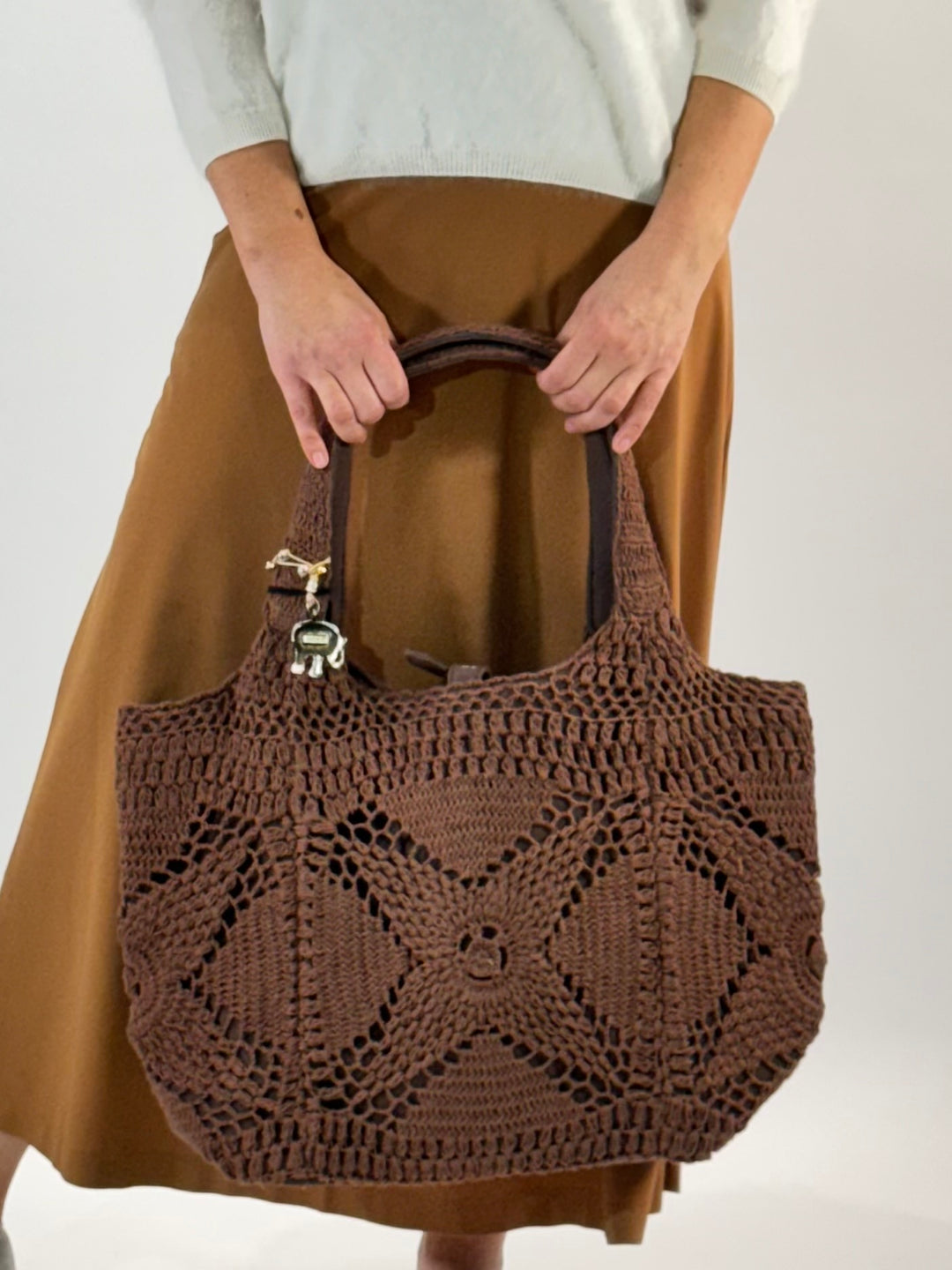 Beuteltasche Cheyenne im Häkel-Design