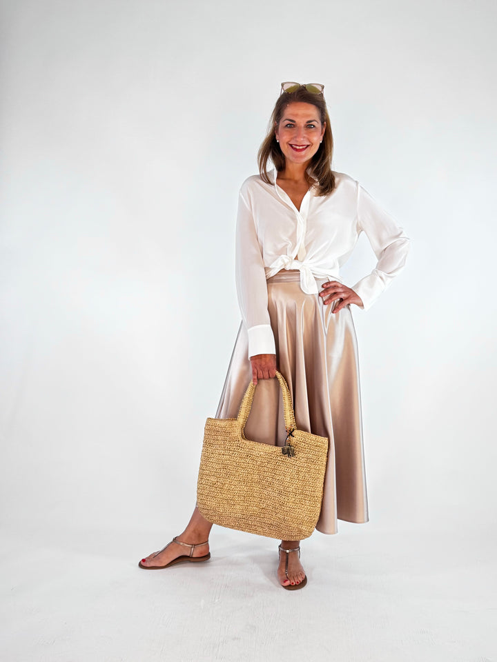 Shopper Raffia Henkeltasche