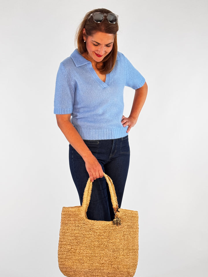 Shopper Raffia Henkeltasche