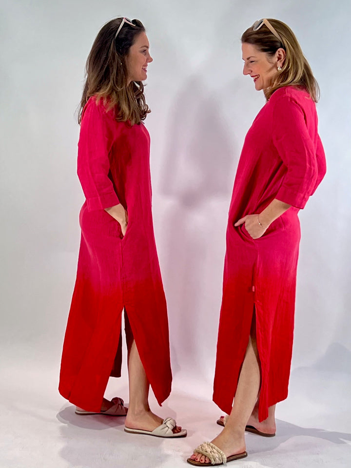 Robe longue en 100% lin