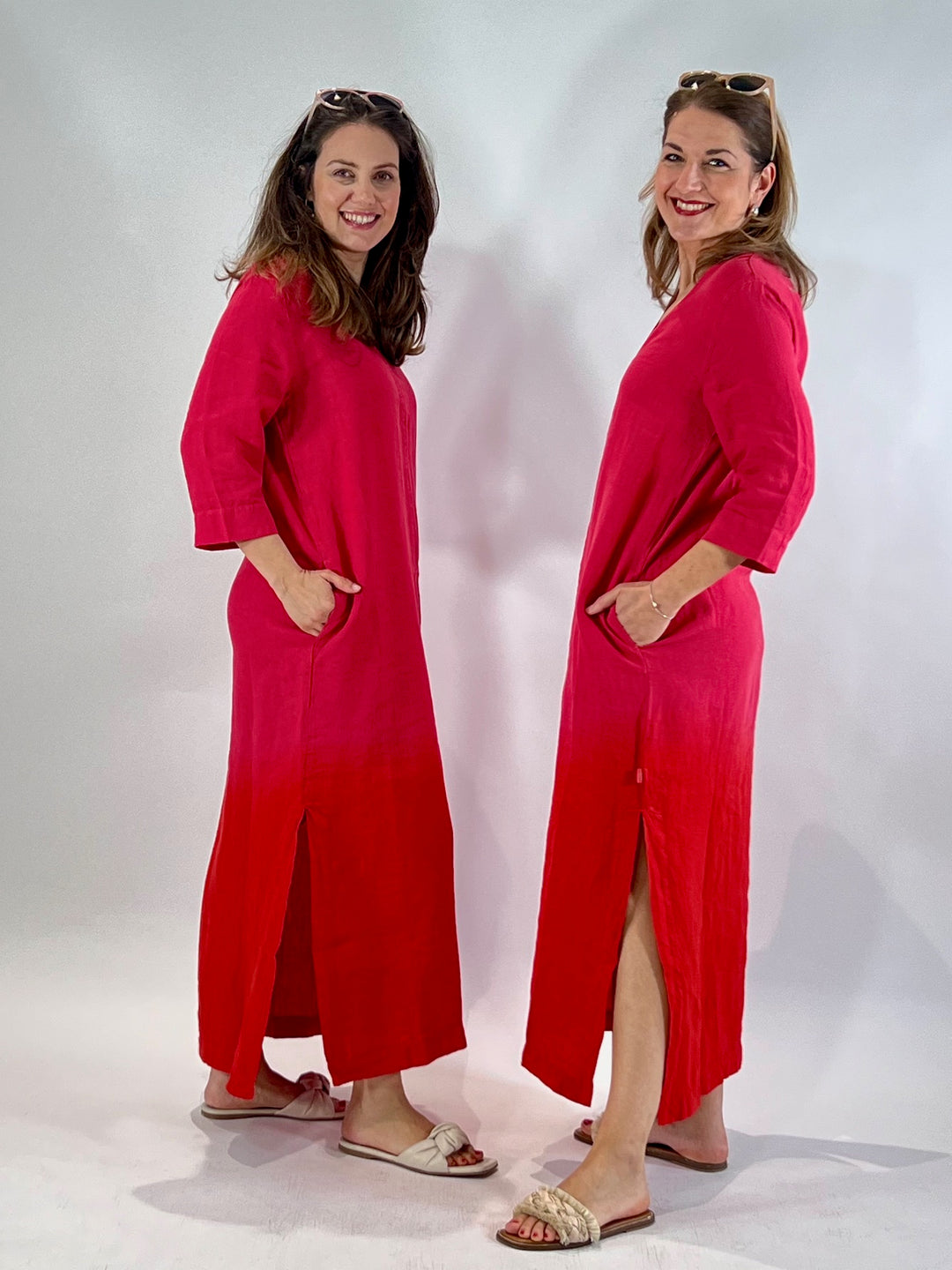 Robe longue en 100% lin