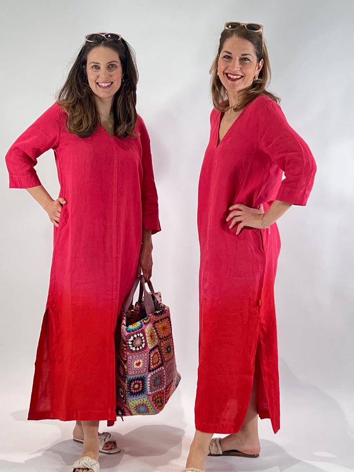 Robe longue en 100% lin
