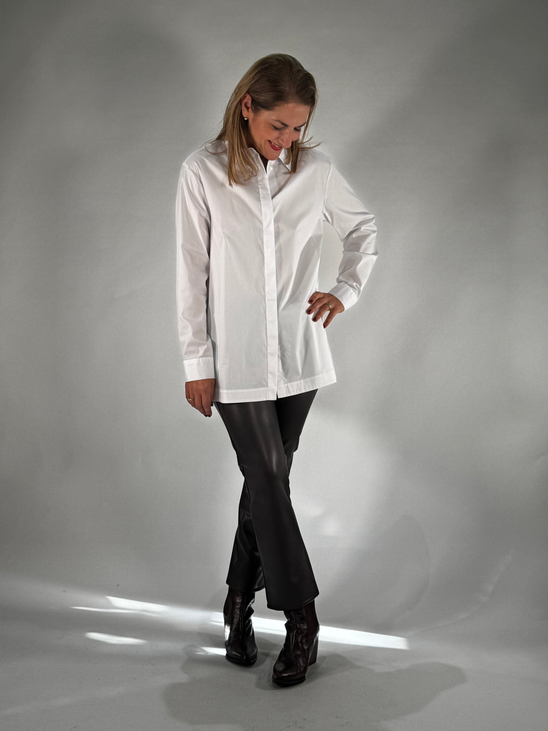 Langarm-Bluse A-Form