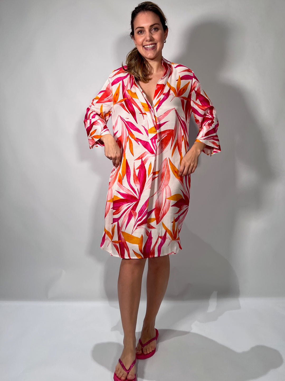 Kleid Tropical Print