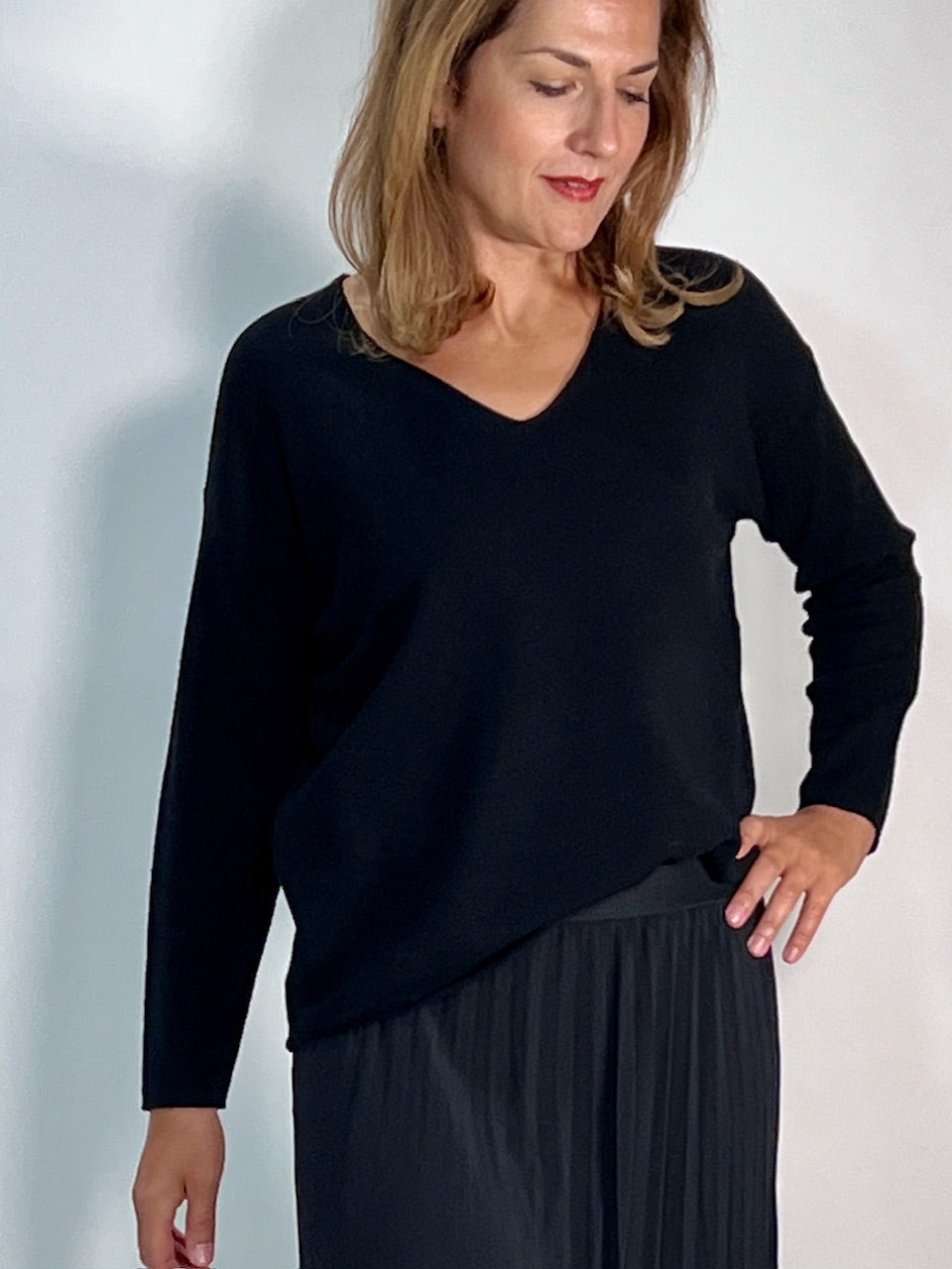 Leichter V-Neck Pulli