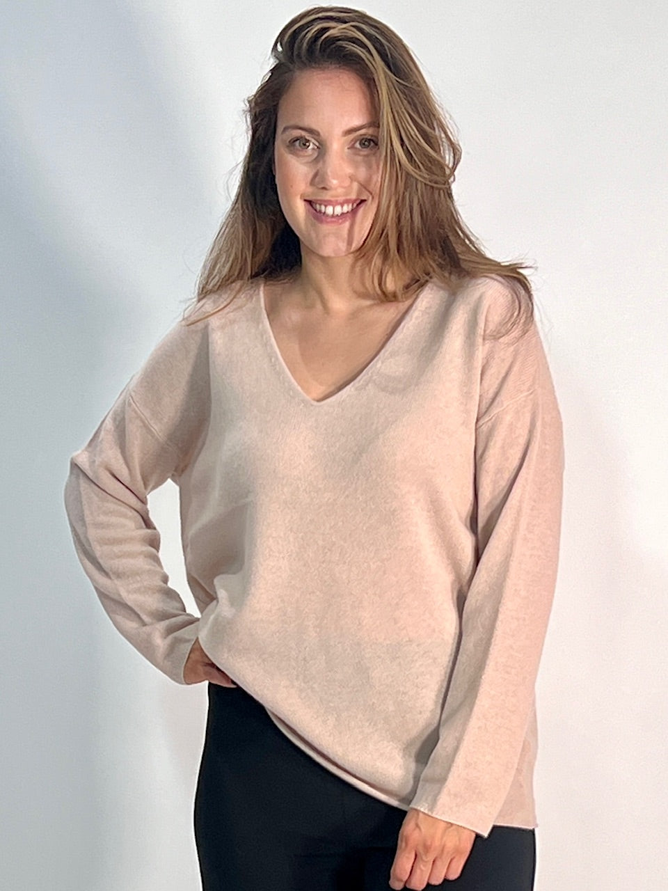 Leichter V-Neck Pulli