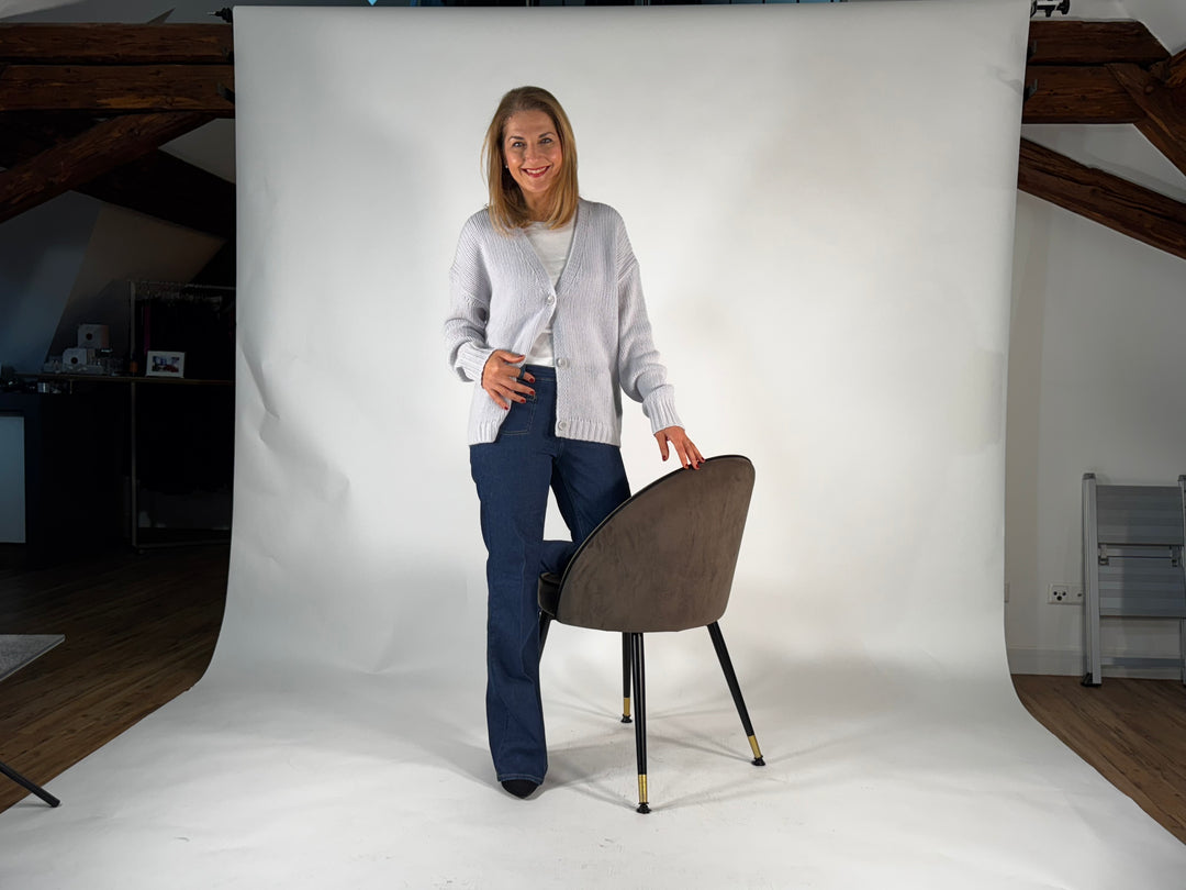 Strickjacke flauschig