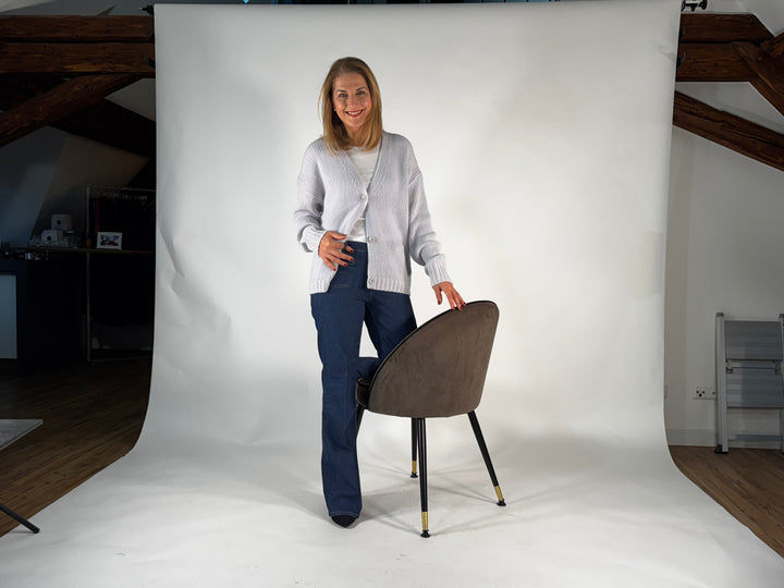 Strickjacke flauschig