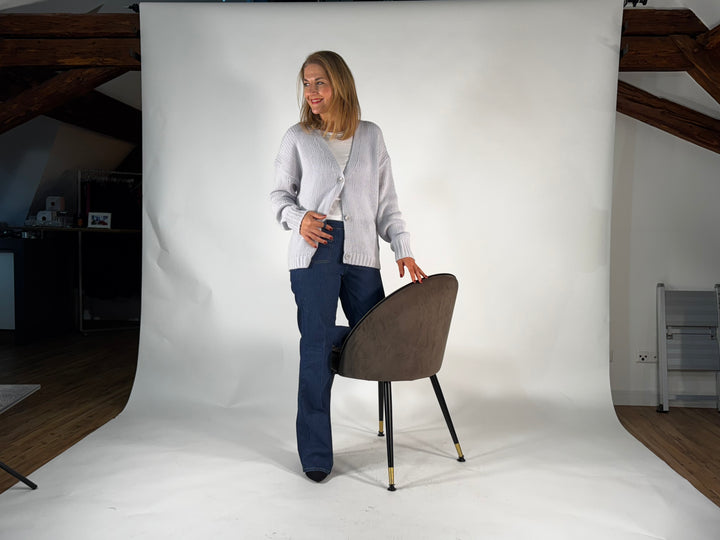 Strickjacke flauschig