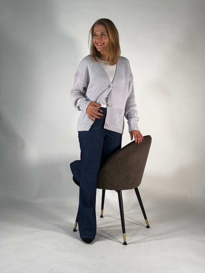 Strickjacke flauschig