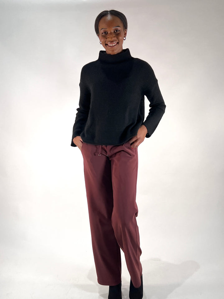 Leichter Stehkragen Pulli