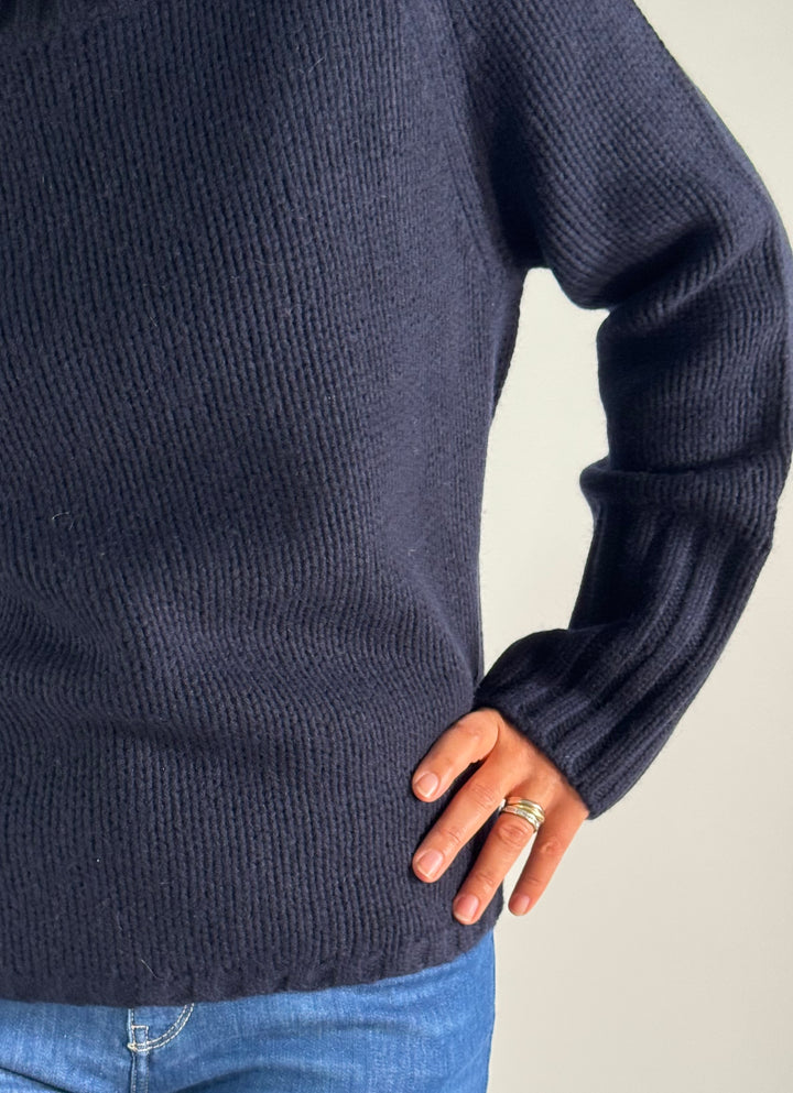Stehkragen Pulli