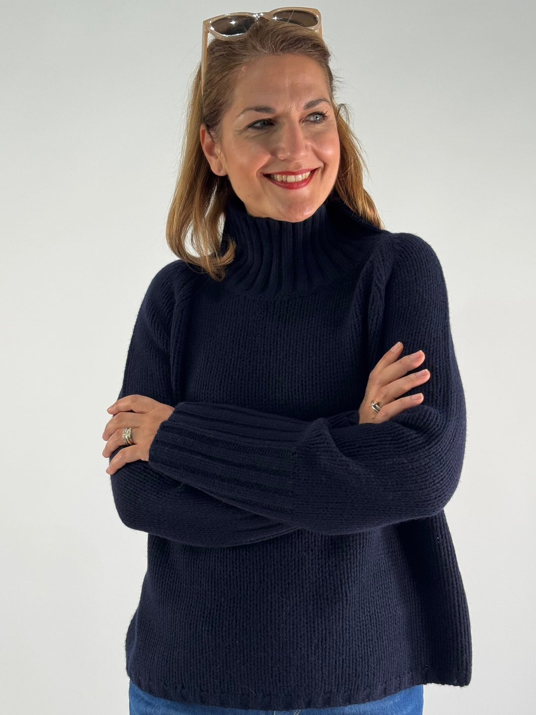 Stehkragen Pulli