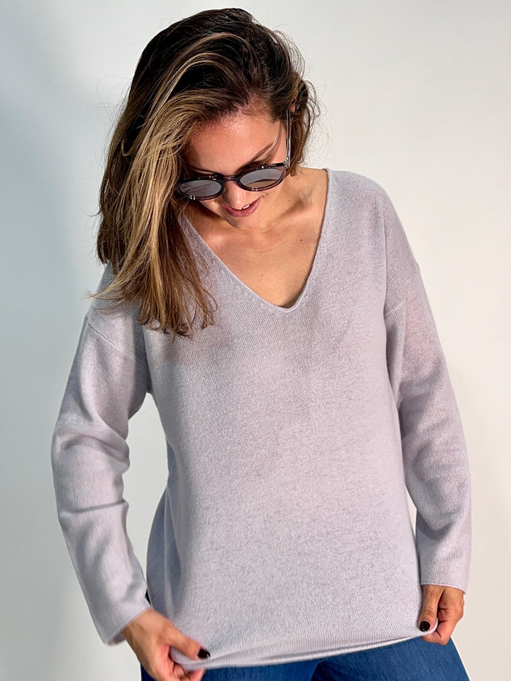 Leichter V-Neck Pulli