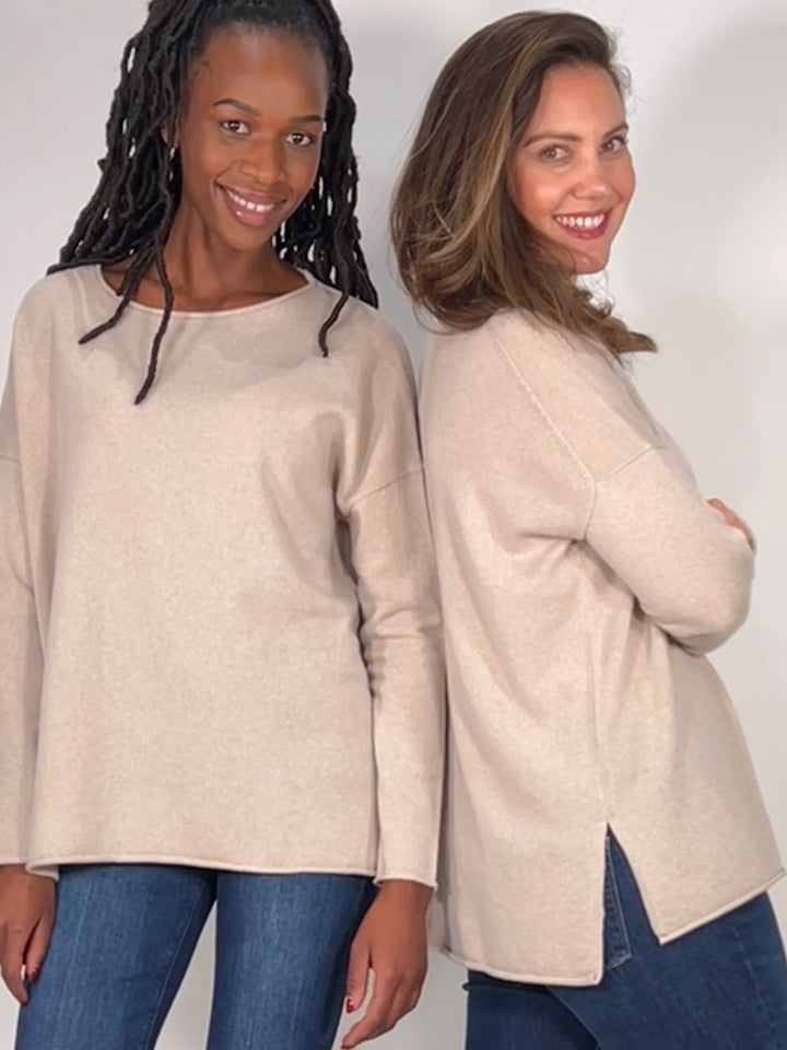 Cashmere-Pullover Rundhals