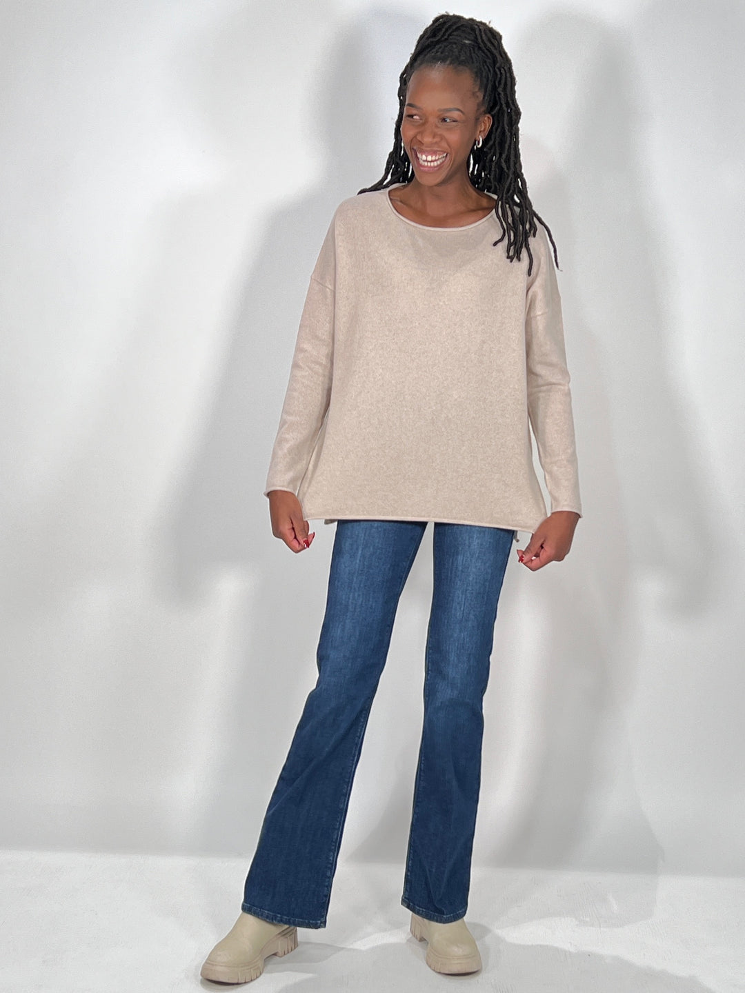 Cashmere-Pullover Rundhals