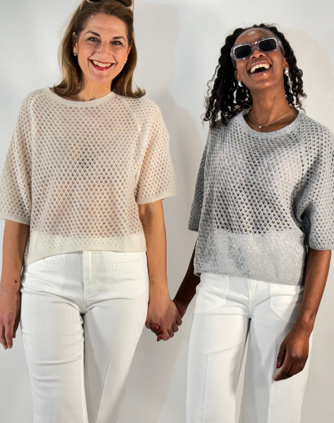 Ajour Pulli 3/4-Arm