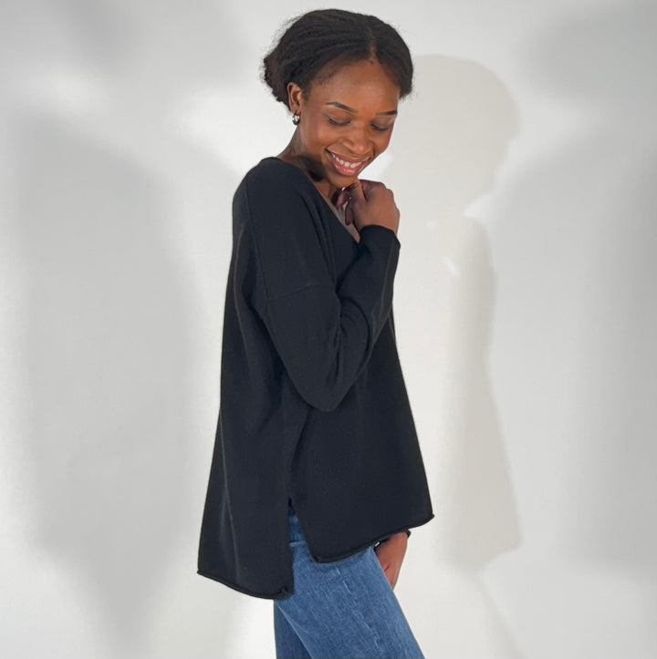 Cashmere-Pulli V-Neck