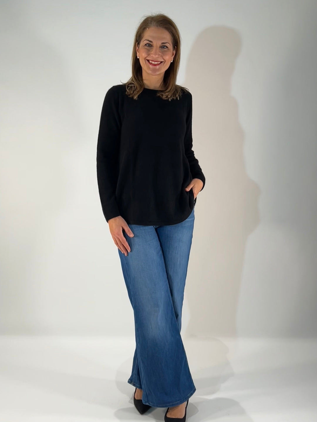 Pulli Rundhals im A-Shape