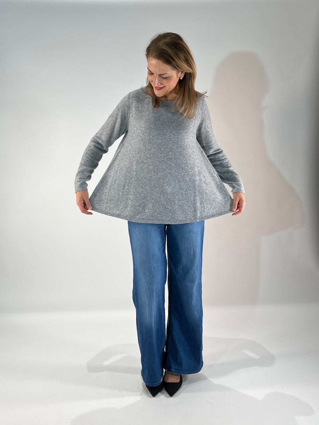 Pulli Rundhals im A-Shape