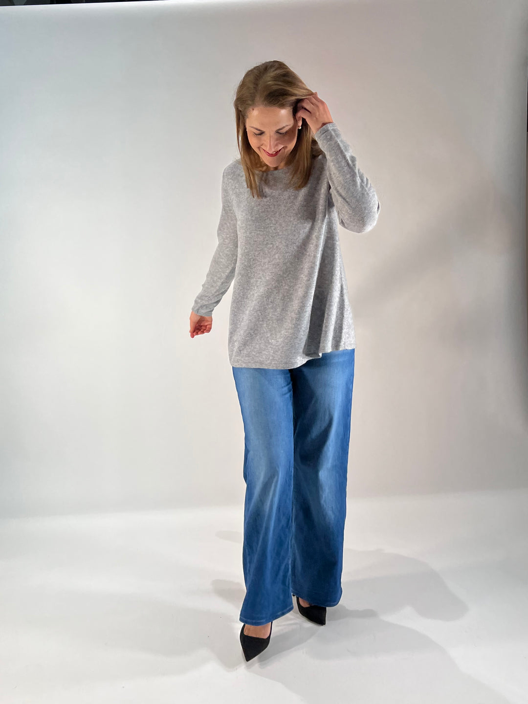 Pulli Rundhals im A-Shape