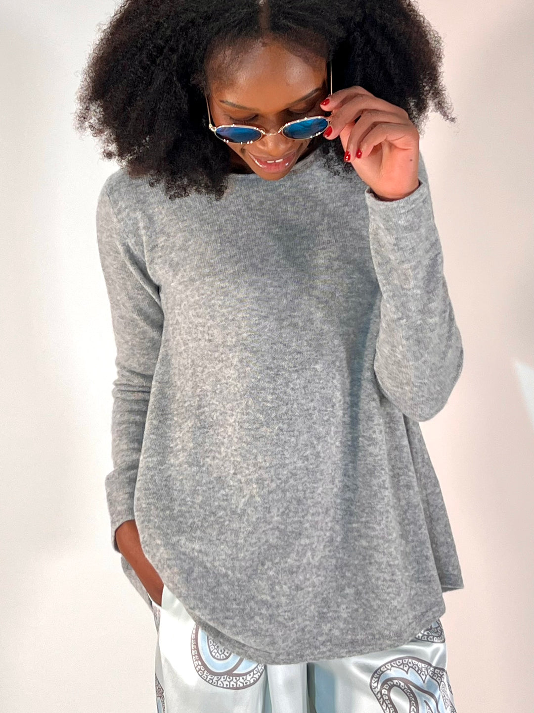 Pulli Rundhals im A-Shape