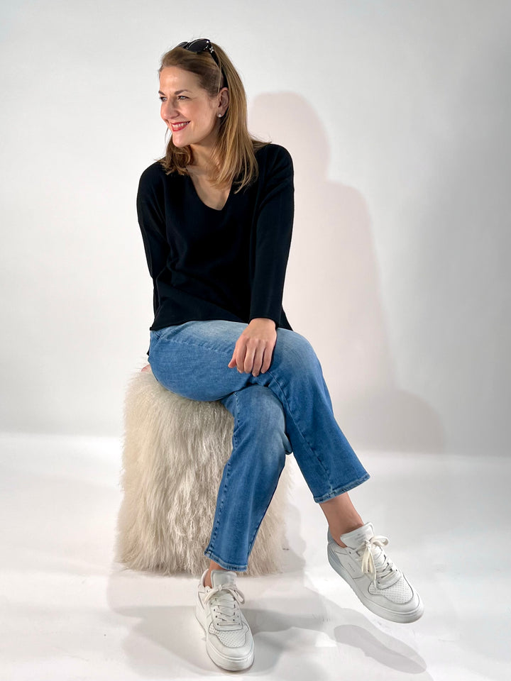 Cashmere-Pulli V-Neck