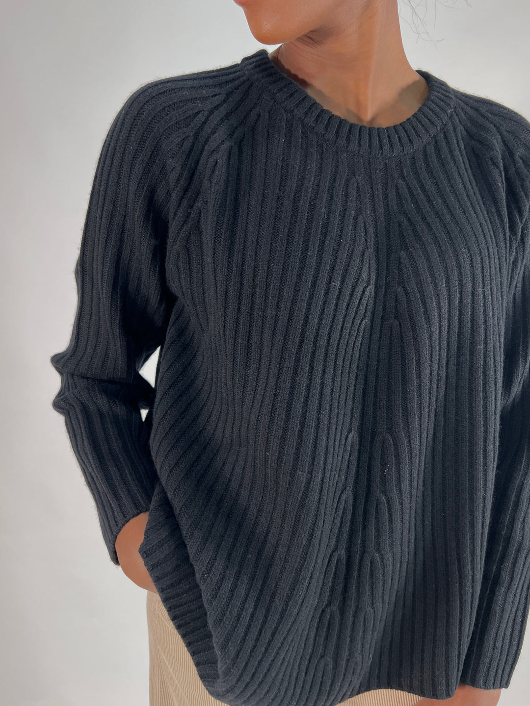 Woll-Pulli im A-Shape