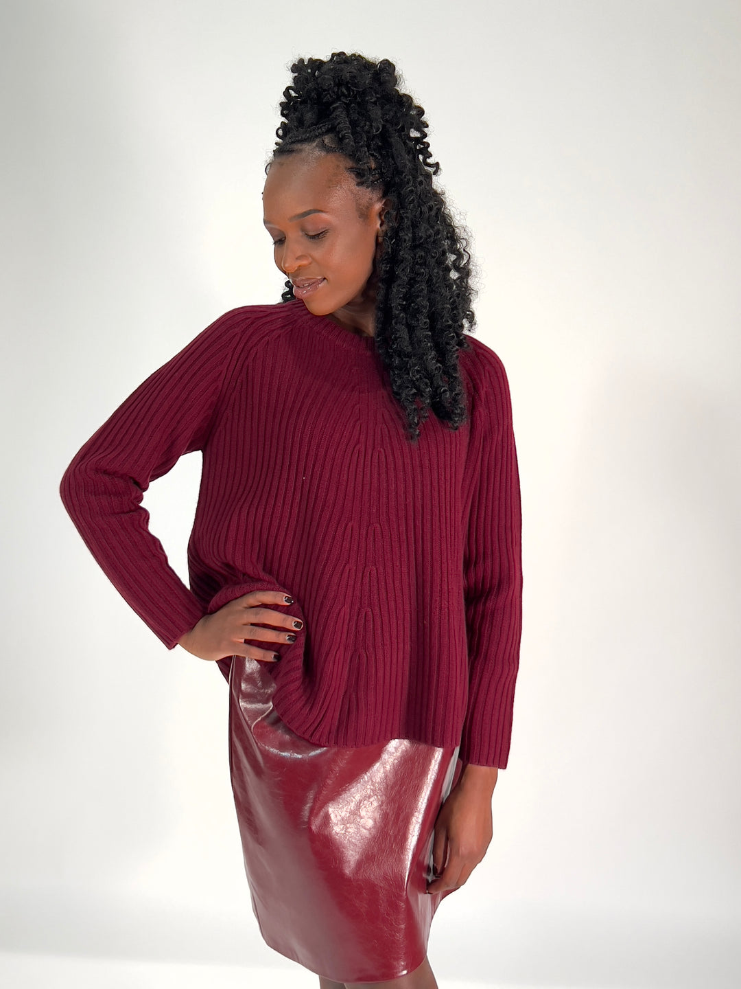 Woll-Pulli im A-Shape