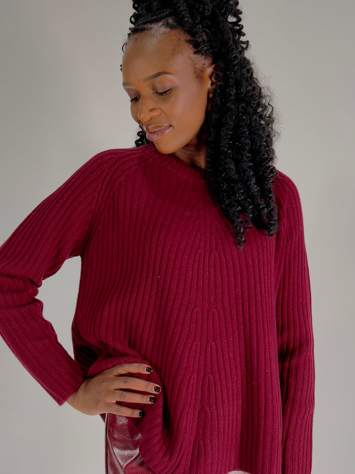 Woll-Pulli im A-Shape