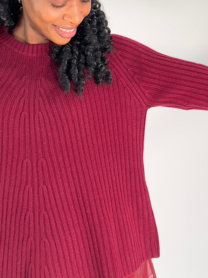 Woll-Pulli im A-Shape