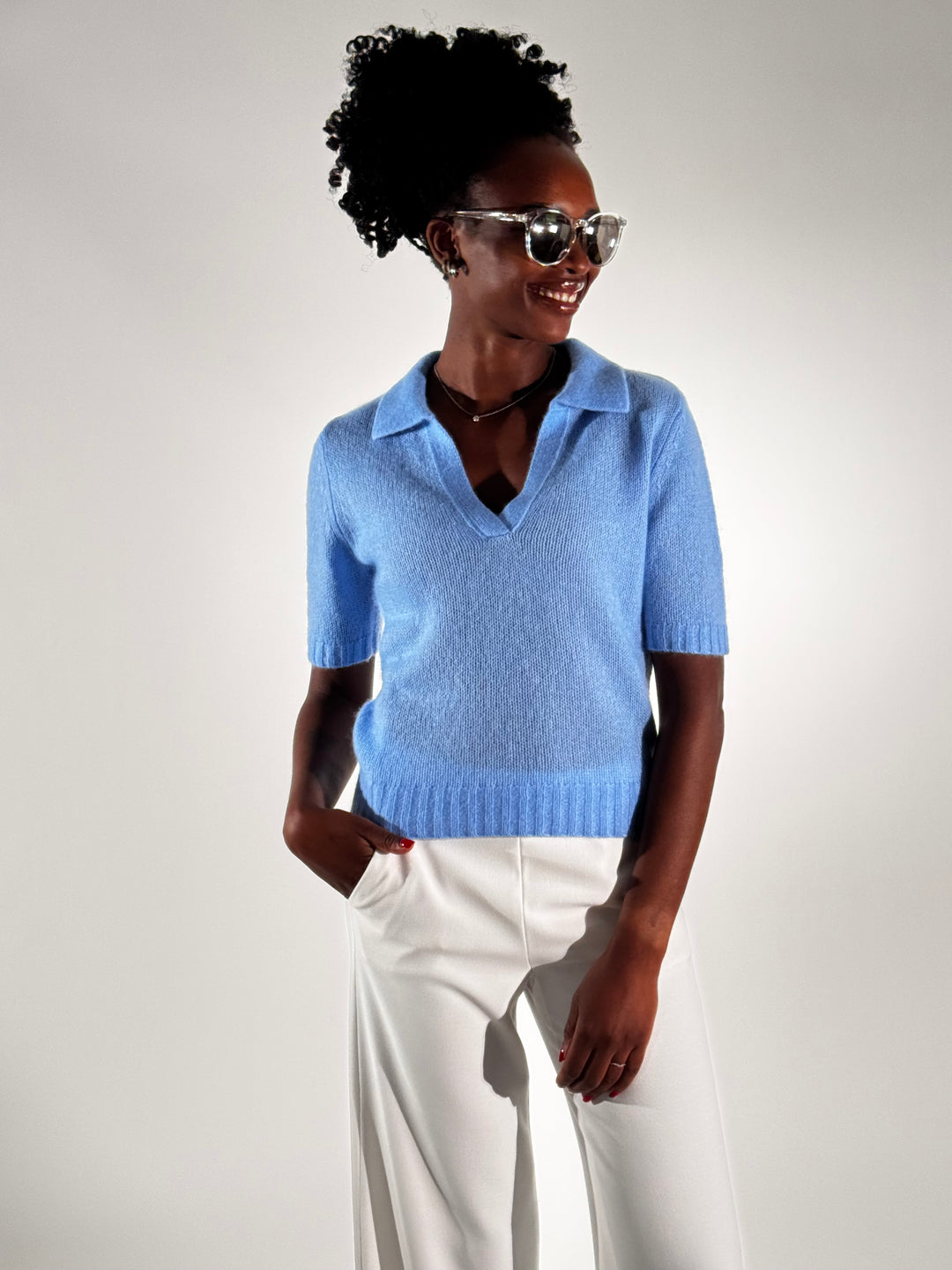 Polo-Pulli Cashmere 1/2 Arm