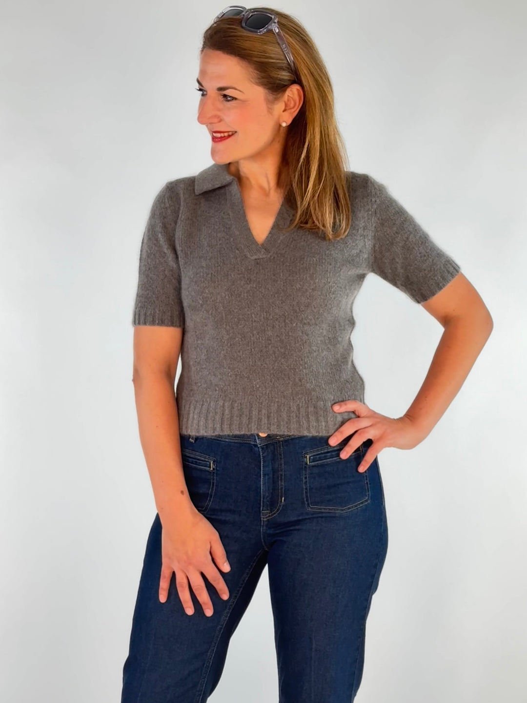 Polo-Pulli Cashmere 1/2 Arm
