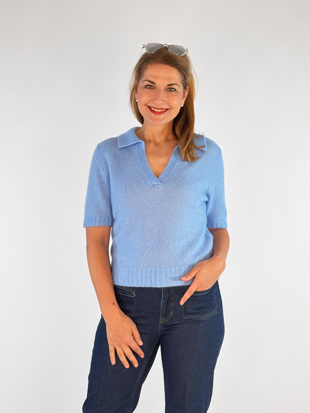 Polo-Pulli Cashmere 1/2 Arm