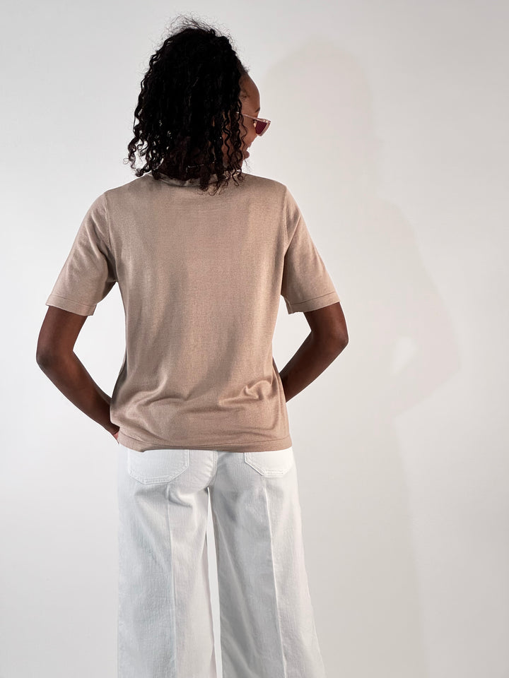 Crew-Neck-Pullover 1/2-Arm