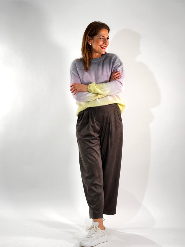 Pullover Brushed mit Farbverlauf